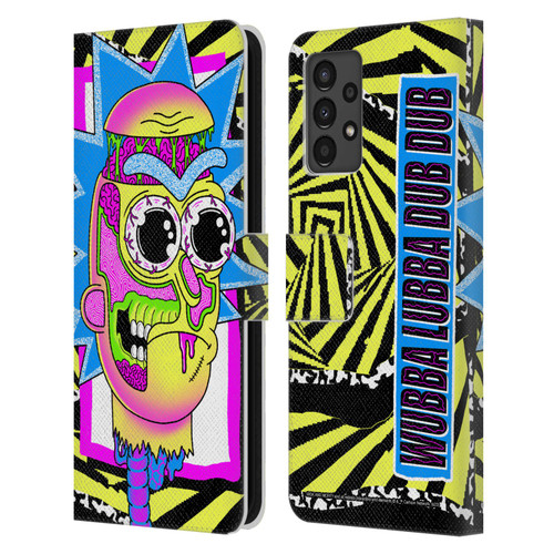 Rick And Morty Season 1 & 2 Graphics Rick Leather Book Wallet Case Cover For Samsung Galaxy A13 (2022)