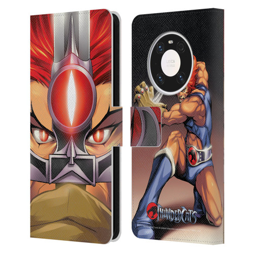 Thundercats Graphics Lion-O Leather Book Wallet Case Cover For Huawei Mate 40 Pro 5G