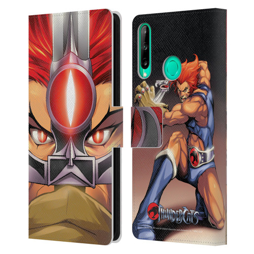 Thundercats Graphics Lion-O Leather Book Wallet Case Cover For Huawei P40 lite E