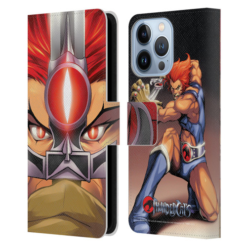 Thundercats Graphics Lion-O Leather Book Wallet Case Cover For Apple iPhone 13 Pro