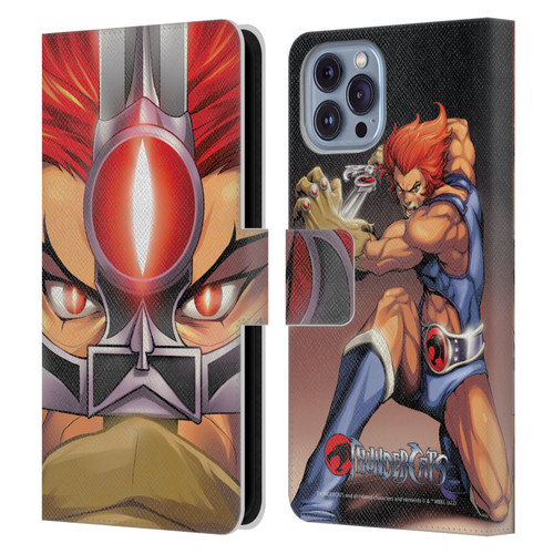 Thundercats Graphics Lion-O Leather Book Wallet Case Cover For Apple iPhone 14