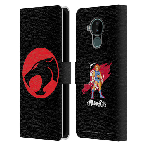 Thundercats Graphics Logo Leather Book Wallet Case Cover For Nokia C30