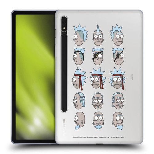 Rick And Morty Season 3 Character Art Seal Team Ricks Soft Gel Case for Samsung Galaxy Tab S8