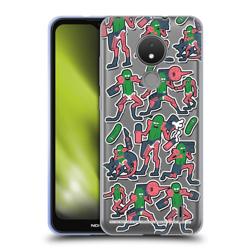 Rick And Morty Season 3 Character Art Pickle Rick Stickers Print Soft Gel Case for Nokia C21