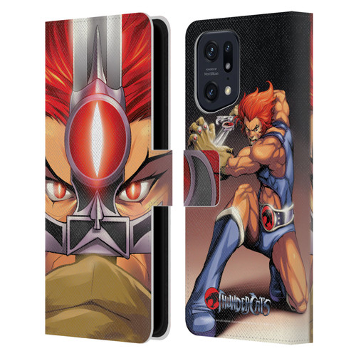 Thundercats Graphics Lion-O Leather Book Wallet Case Cover For OPPO Find X5