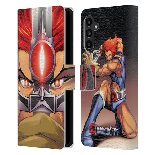 Thundercats Graphics Lion-O Leather Book Wallet Case Cover For Samsung Galaxy A13 5G (2021)