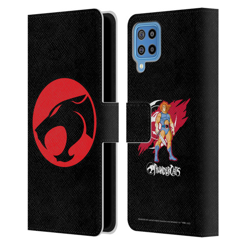 Thundercats Graphics Logo Leather Book Wallet Case Cover For Samsung Galaxy F22 (2021)