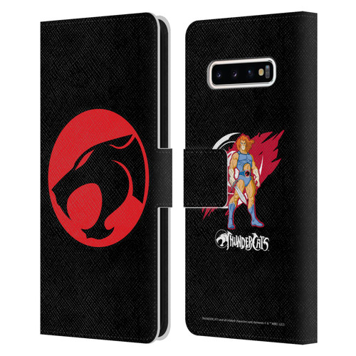 Thundercats Graphics Logo Leather Book Wallet Case Cover For Samsung Galaxy S10+ / S10 Plus