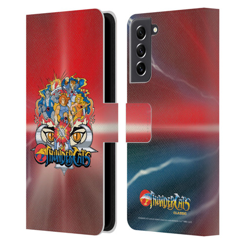 Thundercats Graphics Characters Leather Book Wallet Case Cover For Samsung Galaxy S21 FE 5G