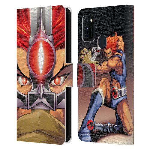 Thundercats Graphics Lion-O Leather Book Wallet Case Cover For Samsung Galaxy M30s (2019)/M21 (2020)
