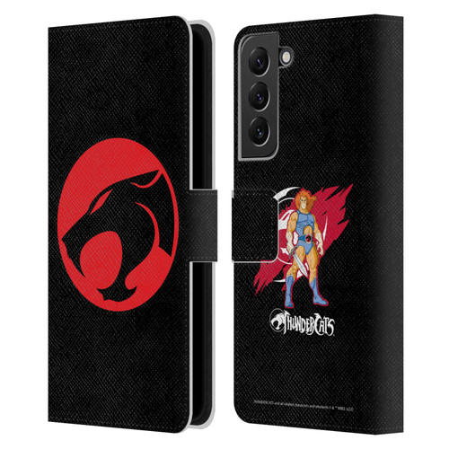 Thundercats Graphics Logo Leather Book Wallet Case Cover For Samsung Galaxy S22+ 5G