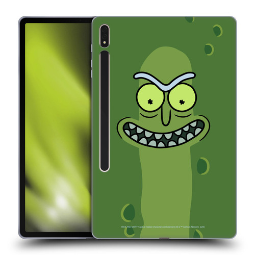 Rick And Morty Season 3 Graphics Pickle Rick Soft Gel Case for Samsung Galaxy Tab S8 Plus