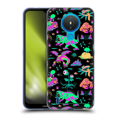 Rick And Morty Season 3 Graphics Aliens Soft Gel Case for Nokia 1.4