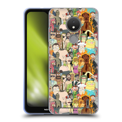 Rick And Morty Season 3 Graphics Interdimensional Space Cable Soft Gel Case for Nokia C21