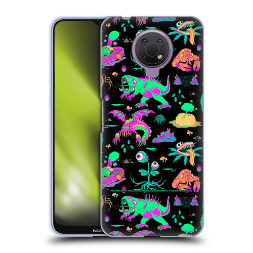 Rick And Morty Season 3 Graphics Aliens Soft Gel Case for Nokia G10