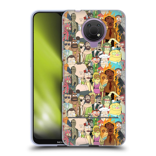 Rick And Morty Season 3 Graphics Interdimensional Space Cable Soft Gel Case for Nokia G10