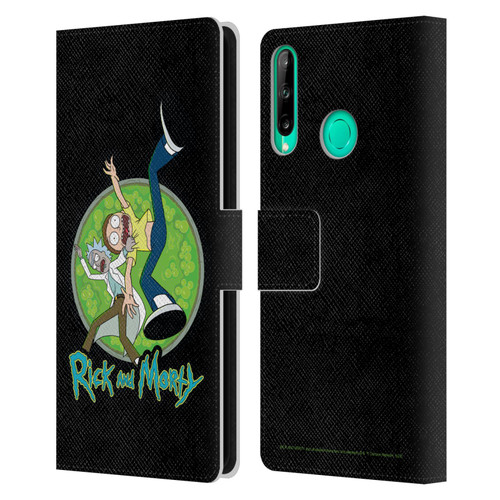 Rick And Morty Season 4 Graphics Character Art Leather Book Wallet Case Cover For Huawei P40 lite E