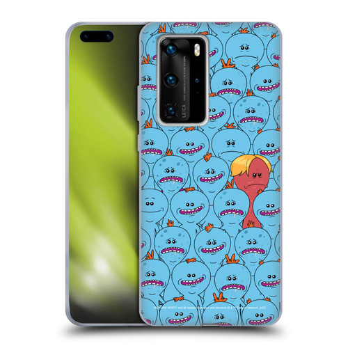 Rick And Morty Season 4 Graphics Mr. Meeseeks Pattern Soft Gel Case for Huawei P40 Pro / P40 Pro Plus 5G