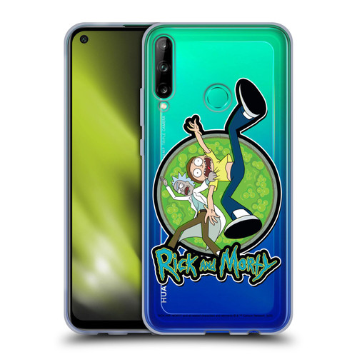 Rick And Morty Season 4 Graphics Character Art Soft Gel Case for Huawei P40 lite E