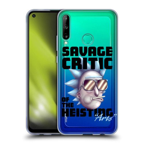 Rick And Morty Season 4 Graphics Savage Critic Soft Gel Case for Huawei P40 lite E