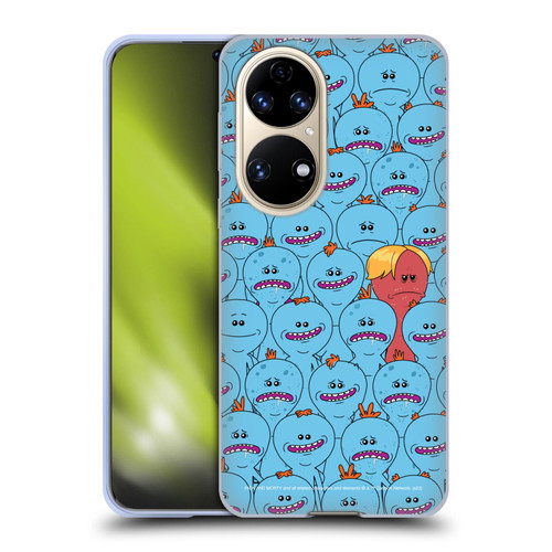 Rick And Morty Season 4 Graphics Mr. Meeseeks Pattern Soft Gel Case for Huawei P50