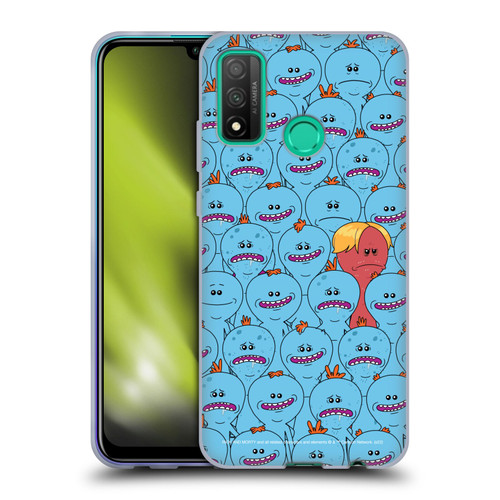 Rick And Morty Season 4 Graphics Mr. Meeseeks Pattern Soft Gel Case for Huawei P Smart (2020)