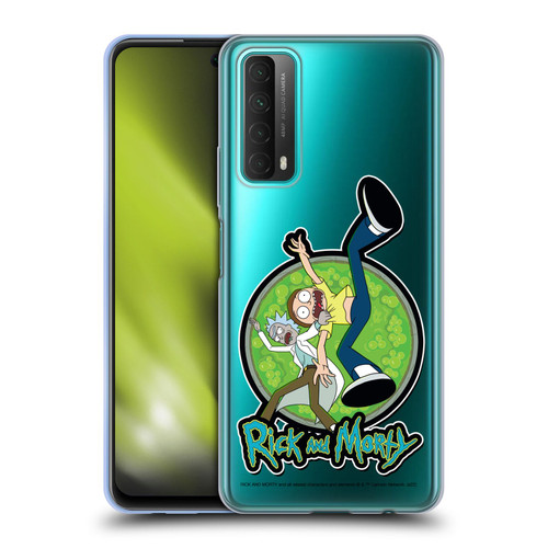 Rick And Morty Season 4 Graphics Character Art Soft Gel Case for Huawei P Smart (2021)