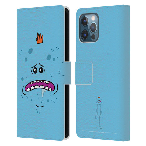 Rick And Morty Season 4 Graphics Mr. Meeseeks Leather Book Wallet Case Cover For Apple iPhone 12 Pro Max