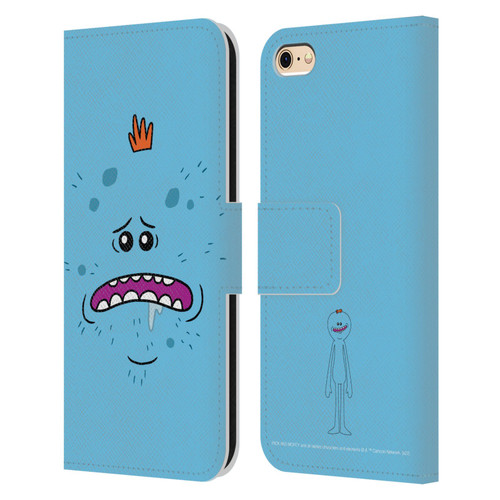 Rick And Morty Season 4 Graphics Mr. Meeseeks Leather Book Wallet Case Cover For Apple iPhone 6 / iPhone 6s