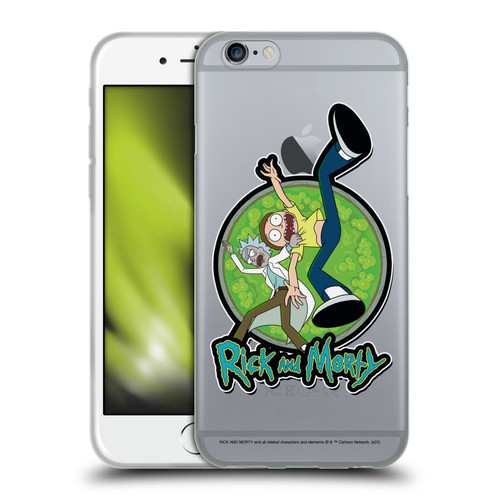 Rick And Morty Season 4 Graphics Character Art Soft Gel Case for Apple iPhone 6 / iPhone 6s
