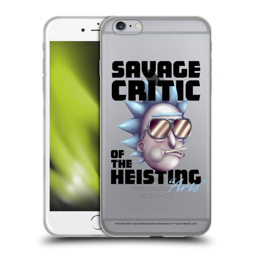 Rick And Morty Season 4 Graphics Savage Critic Soft Gel Case for Apple iPhone 6 Plus / iPhone 6s Plus