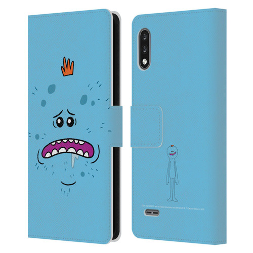 Rick And Morty Season 4 Graphics Mr. Meeseeks Leather Book Wallet Case Cover For LG K22