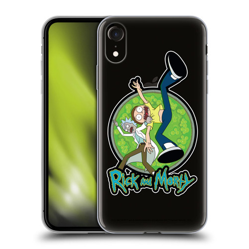Rick And Morty Season 4 Graphics Character Art Soft Gel Case for Apple iPhone XR