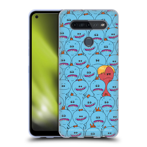 Rick And Morty Season 4 Graphics Mr. Meeseeks Pattern Soft Gel Case for LG K51S