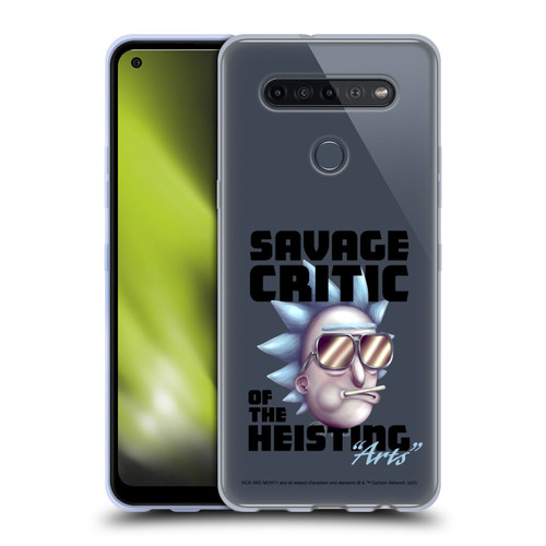 Rick And Morty Season 4 Graphics Savage Critic Soft Gel Case for LG K51S