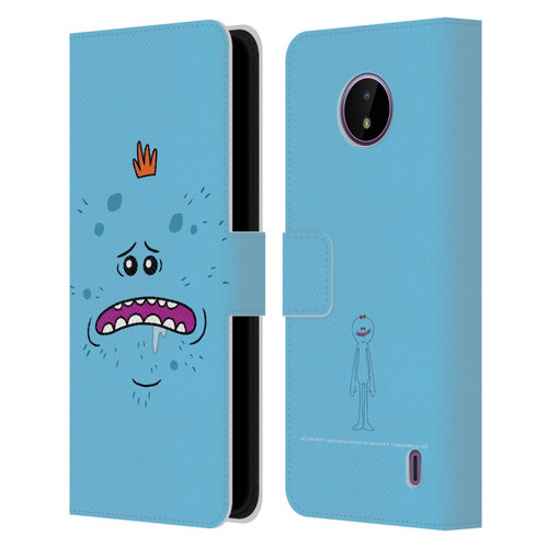 Rick And Morty Season 4 Graphics Mr. Meeseeks Leather Book Wallet Case Cover For Nokia C10 / C20