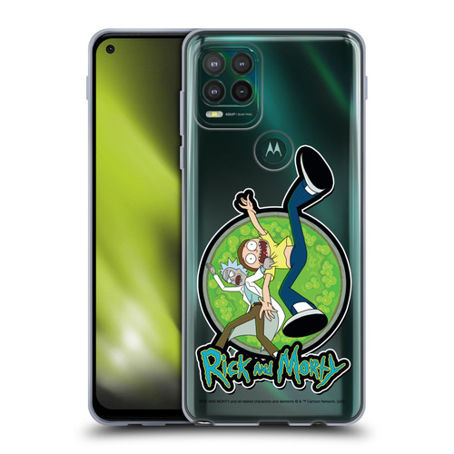 Rick And Morty Season 4 Graphics Character Art Soft Gel Case for Motorola Moto G Stylus 5G 2021
