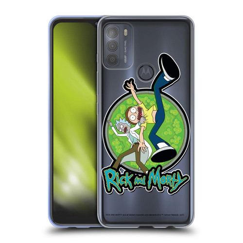 Rick And Morty Season 4 Graphics Character Art Soft Gel Case for Motorola Moto G50