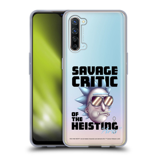 Rick And Morty Season 4 Graphics Savage Critic Soft Gel Case for OPPO Find X2 Lite 5G