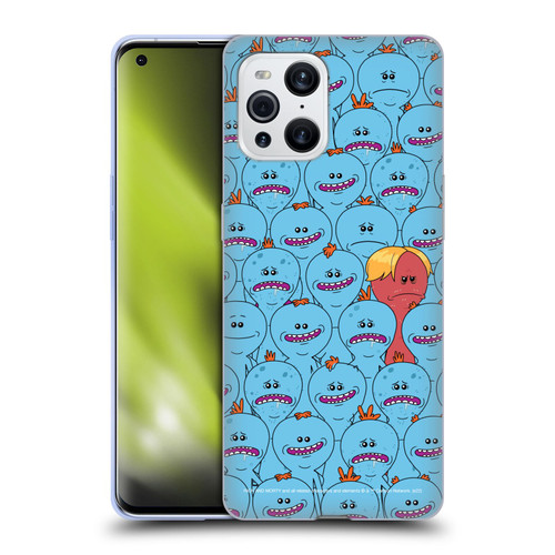 Rick And Morty Season 4 Graphics Mr. Meeseeks Pattern Soft Gel Case for OPPO Find X3 / Pro