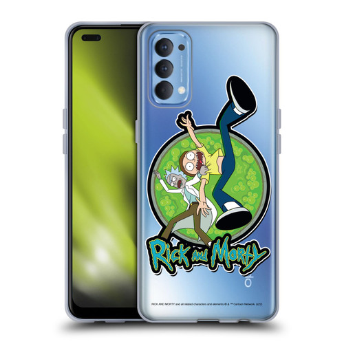 Rick And Morty Season 4 Graphics Character Art Soft Gel Case for OPPO Reno 4 5G