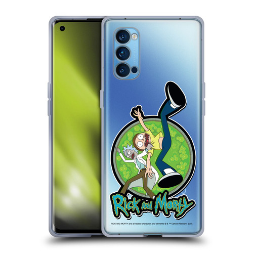 Rick And Morty Season 4 Graphics Character Art Soft Gel Case for OPPO Reno 4 Pro 5G