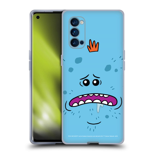 Rick And Morty Season 4 Graphics Mr. Meeseeks Soft Gel Case for OPPO Reno 4 Pro 5G