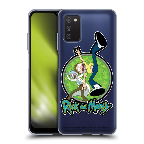 Rick And Morty Season 4 Graphics Character Art Soft Gel Case for Samsung Galaxy A03s (2021)