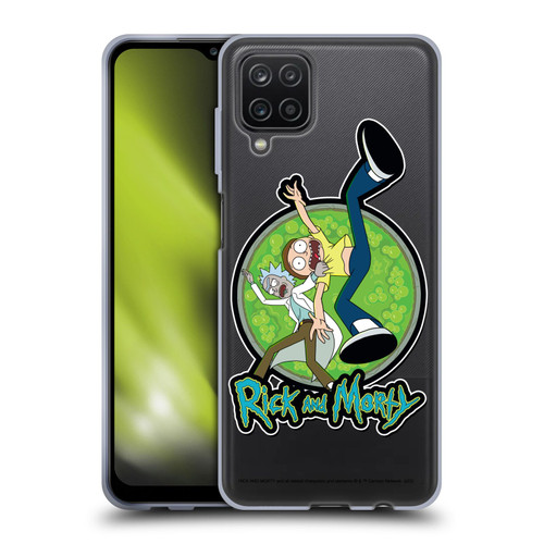Rick And Morty Season 4 Graphics Character Art Soft Gel Case for Samsung Galaxy A12 (2020)