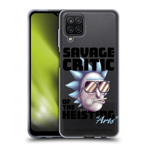 Rick And Morty Season 4 Graphics Savage Critic Soft Gel Case for Samsung Galaxy A12 (2020)