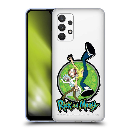 Rick And Morty Season 4 Graphics Character Art Soft Gel Case for Samsung Galaxy A32 (2021)