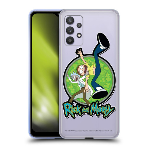 Rick And Morty Season 4 Graphics Character Art Soft Gel Case for Samsung Galaxy A32 5G / M32 5G (2021)