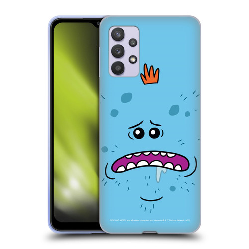 Rick And Morty Season 4 Graphics Mr. Meeseeks Soft Gel Case for Samsung Galaxy A32 5G / M32 5G (2021)
