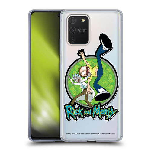 Rick And Morty Season 4 Graphics Character Art Soft Gel Case for Samsung Galaxy S10 Lite